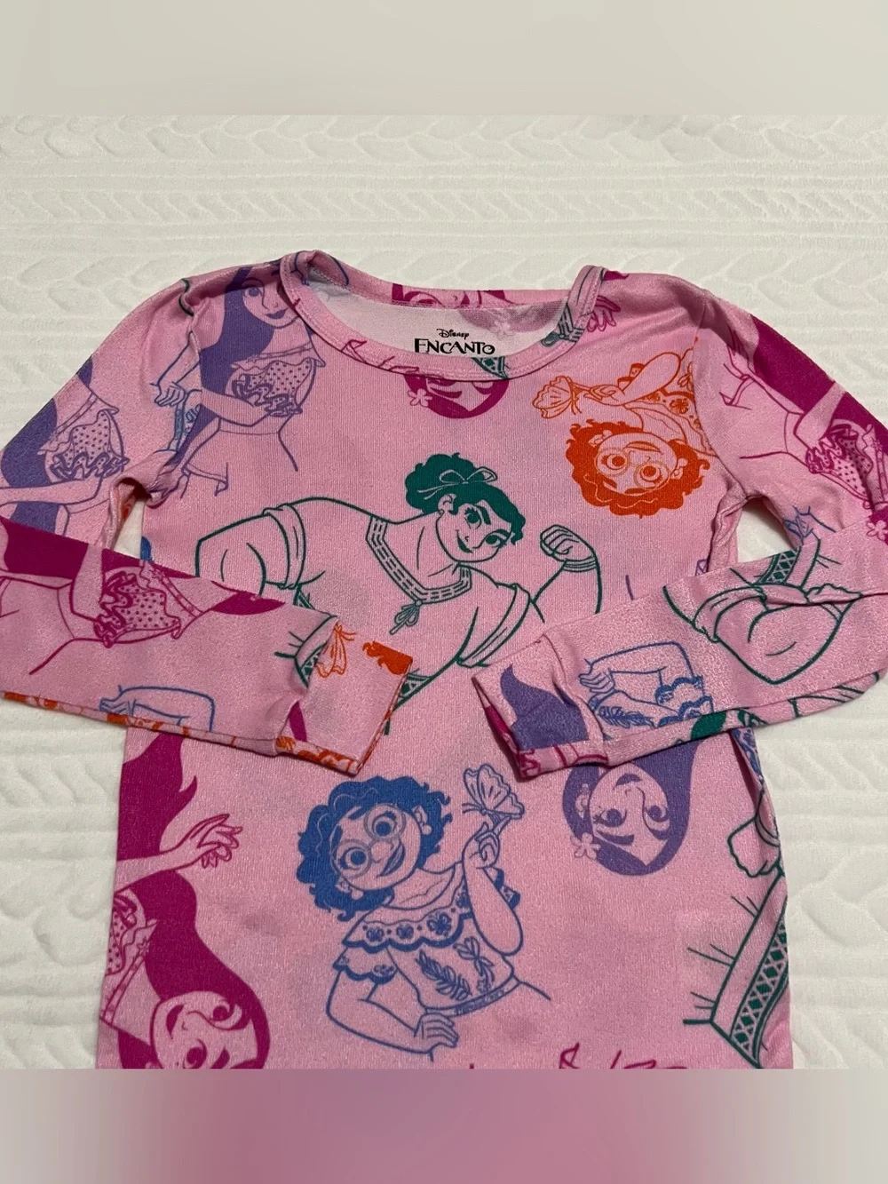💗 Disney - Encantó Pink Girls' Character Long-Sleeve Pajama Set‎